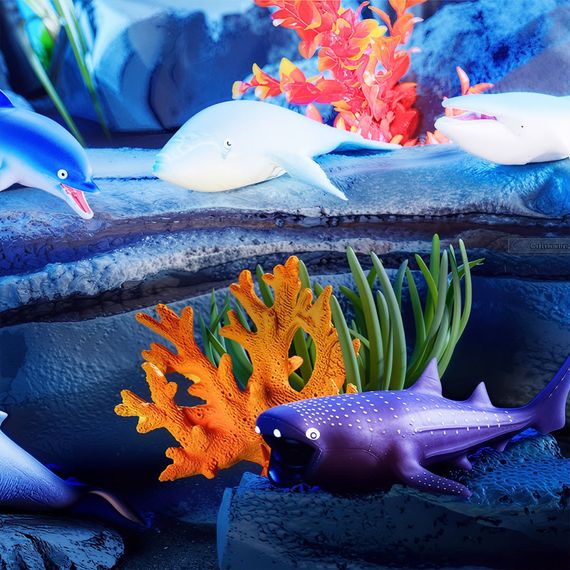 Стретч-іграшка у вигляді тварини "Підводні володарі Море та безодня" #sbabam 15/CN22 іграшка-сюрприз | Зображення 4