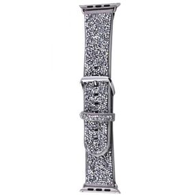 Ремінець Bling World Rock Diamond для Apple Watch 42(ser.1-3)/44/45/46/49mm Срібний