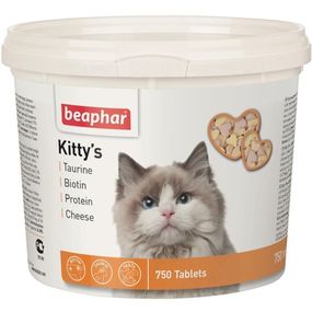 Вітамінізовані ласощі для котів Beaphar Kitty's Mix, 750 табл