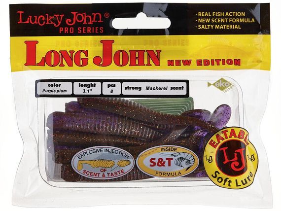 Виброхвост 3,1" LJ Лаки Джон Long John 118-S13 | Зображення 1