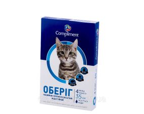 Противопаразитарный ошейник для котов Healthy Pet Оберег синий 35 см 103053