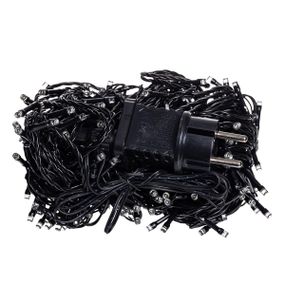 Гирлянда Нить уличная 30 (м) 300 LED черный провод Желтый CF300L30MBY