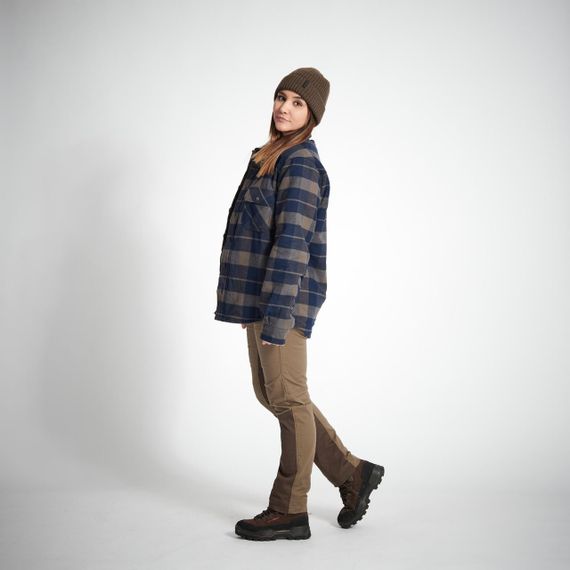 Куртка чоловіча 500 фланелева з флісом синя - M. | Зображення 3