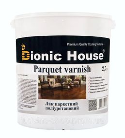 Parquet varnish Bionic House паркетный лак ультраустойчивый на основе воды