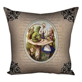 Подушка габардинова з принтом Wonderland 50x50 (5P_WON017)