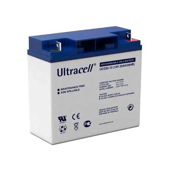 Аккумуляторная батарея Ultractractell UCG20-12 GEL 12V 20A h (182x77x168)