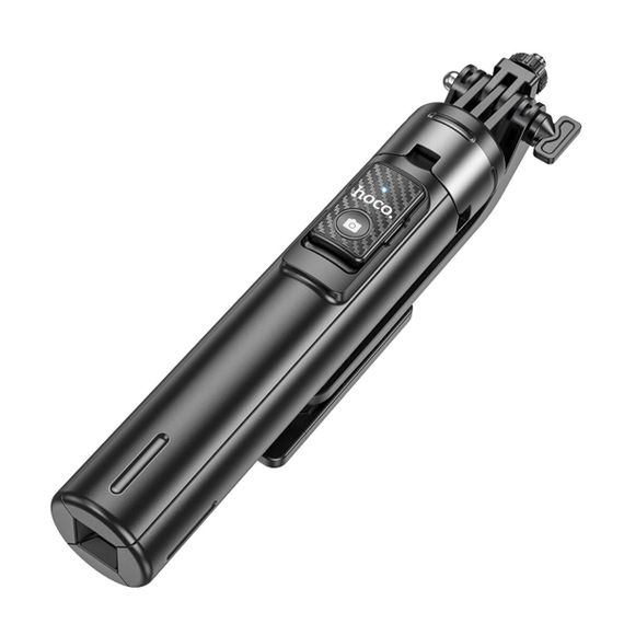Селфі-монопод HOCO K21 Stream aluminum alloy live broadcast holder Black | Зображення 4