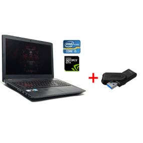 Ігровий ноутбук Asus ROG Strix GL552VW / 15.6" (1920x1080) IPS / Intel Core i5-6300HQ (4 ядра по 2.3 - 3.2 GHz) / 8 GB DDR4 / 480 GB SSD / nVidia GeForce GTX 960M, 2 GB GDDR5, 128-bit / WebCam / DVD-ROM / Win 11 Home б/в + Подарунок Накопичувач 64 ГБ