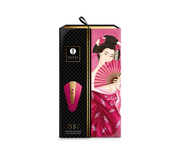 Кліторальний вібратор Shunga Obi Raspberry | Зображення 5