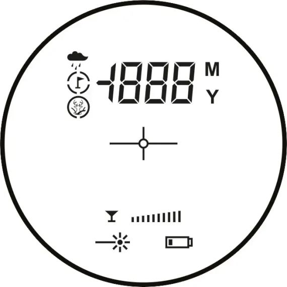 Далекомір лазерний Hawke LRF LCD 6x25 800м | Зображення 3
