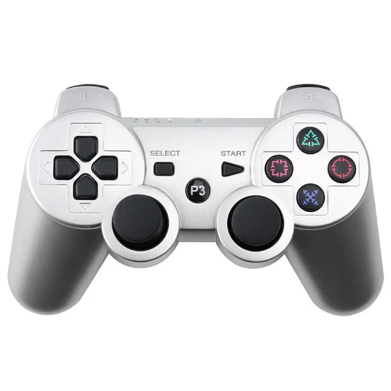 Бездротовий bluetooth джойстик PS3 SONY PlayStation 3 Срібло | Зображення 1