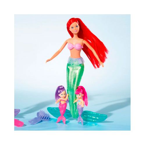 Лялька Mermaid Штеффі з 2 малюками | Зображення 2