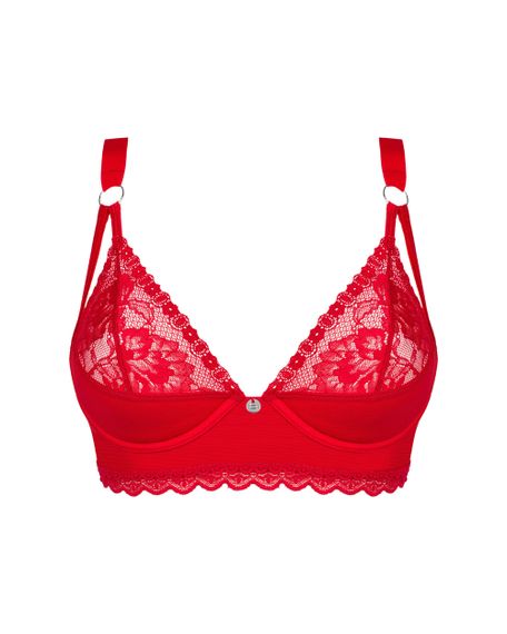 Бюстгальтер Obsessive Belovya Красный XL/2XL | Зображення 2