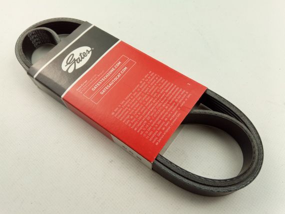 Ремінь генератора струмковий ГАЗЕЛЬ (без ГУР), 6PK1230, Gates (406-1308020-14) | Зображення 1