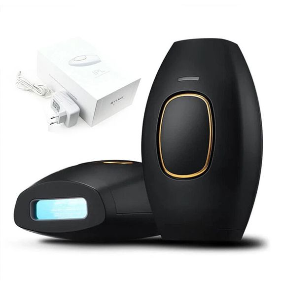 Женский портативный домашний фотоэпилятор для тела IPL Hair Removal Device для всех типов волос Black CK-27