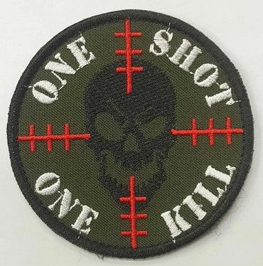 Шеврон ONE SHOT ONE KILL