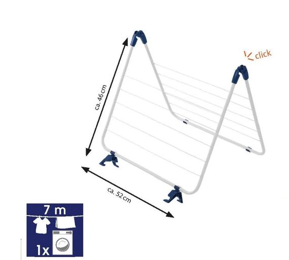 Сушарка для білизни підлогова Casa Si Flex Dry 4in1 White (CS92970D05) (DAS302400) | Зображення 8