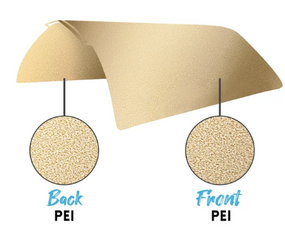 Магнитящийся коврик (DBS-257) PEI-PEI золотистый для стола 3D принтера  Bambu lab X1; X1C; P1P; P1S; A1