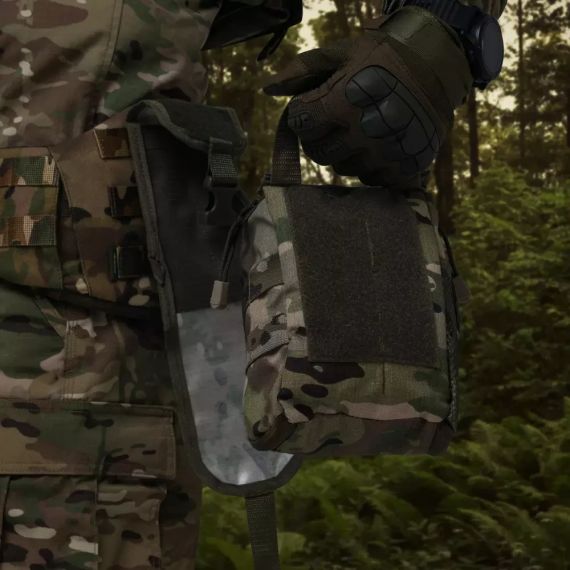 Підсумок аптечка Ukrarmor PRO Мультикам, тактична аптечка IFAK Cordura 1000 MOLLE, укрармор ЗСУ, військових | Зображення 5