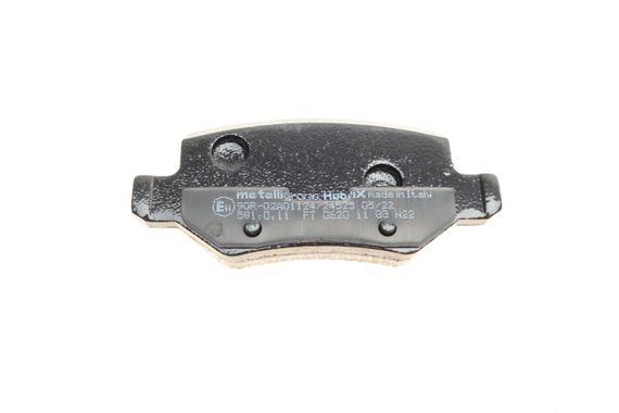 Колодки тормозные задние Mercedes Benz A-class W168 W169 97-12 B-class W245 05-11 Vaneo W414 02-05 22-0565-0 | Зображення 1
