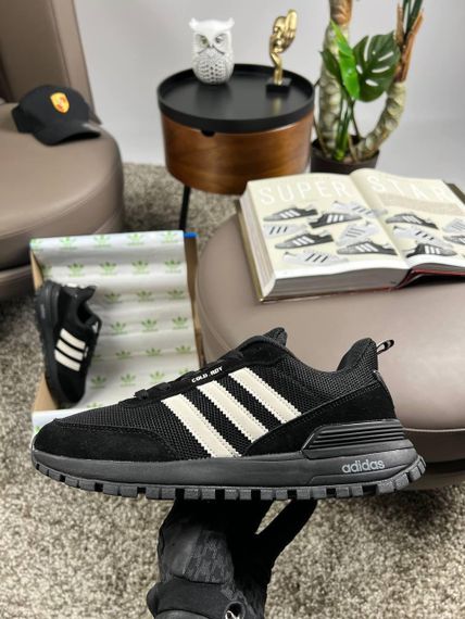 Мужские кроссовки ZX Street All Black White весна / літо / осінь A3685 42 26,5 | Зображення 5