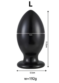 Анальна пробка OYO YQM-085 (довжина 11.5 см, діаметр 6 см) Sex Aura