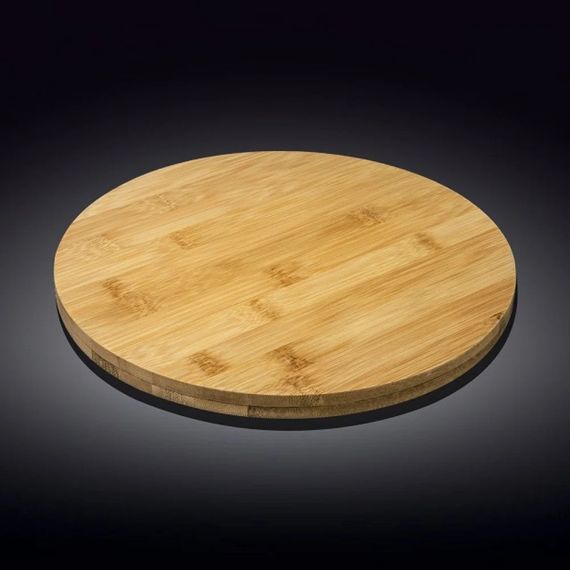 Блюдо бамбукове кругле поворотне Wilmax (Вілмакс) Bamboo 30,5 x 4 см (WL-771079)