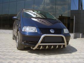 Кенгурятник WT003 (нерж) 51 мм для Volkswagen Sharan 1995-2010 гг
