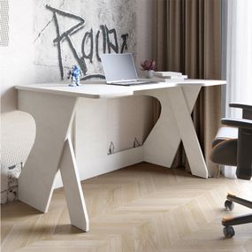 Стіл геймерський LION Крід для комп&#039;ютера та ноутбука 130х80х74,5 Бетон Style (LION-041715)