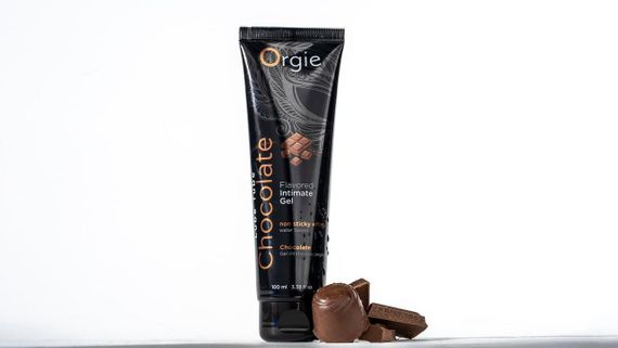 Съедобный лубрикант со вкусом шоколада Orgie Flavored Intimate Gel Chocolate на водной основе, 100 м sexstyle | Зображення 1