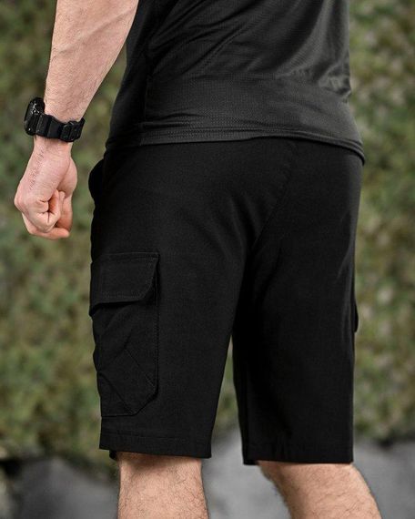 Міські стрейчеві шорти AHILES чорні ДЛ6358 | Зображення 2