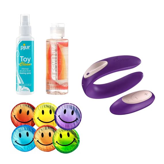 COMBO набір для двох - (Satisfyer + pjur + EXS) XL