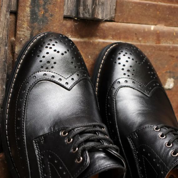 Мужские кожаные броги – база в гардеробе. Выбирай мужские броги туфли 44 размер | Зображення 2