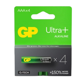 Батарейка лужна AAA/LR03 (бл-4шт) GP Ultra Plus