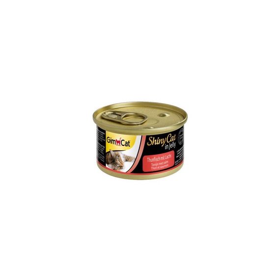 Вологий корм з тунцем та лососем для котів GimCat Shiny Cat, 70 гр | Зображення 2