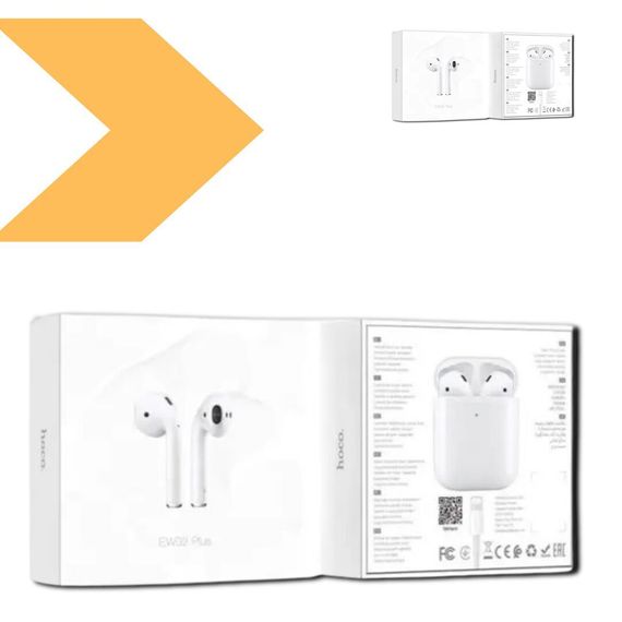 Bluetooth гарнітура з бездротовим з'єднанням XPRO Hoco EW02 Plus білий (MAW-43213_653) | Зображення 1