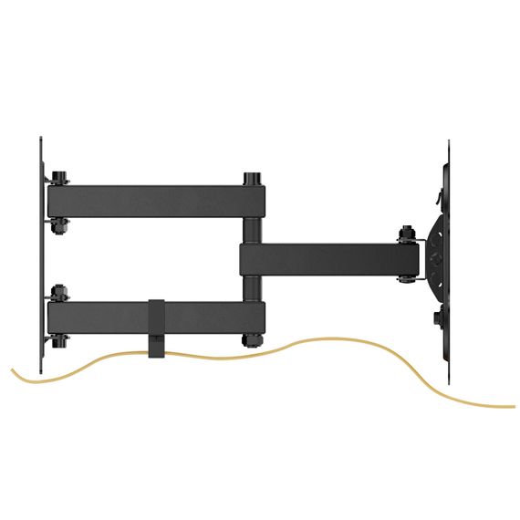 Кронштейн для ТВ AGN AGN43-222P з поворотом/два коліна/23"-43"/30 кг/max.VESA 200x200/Black | Зображення 6