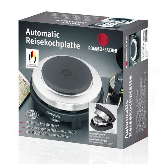 Электроплита Rommelsbacher RK 501/SU, с переключателем напряжения | Зображення 6