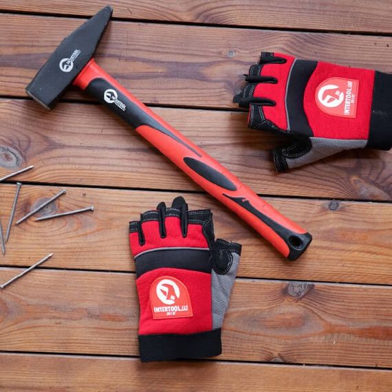 Молоток 1000 г.ручка з фібергласу INTERTOOL HT-0210 | Зображення 5