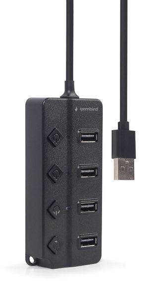 Хаб Gembird UHB-U2P4P-01 на 4 порти USB 2.0 | Зображення 3