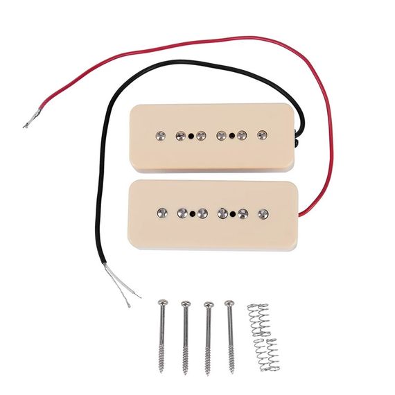 Пара вінтажних синглів P 90 датчики Alnico для електрогітари Fender Gibson Cort Ibanes Shur LTD ESP хамбакери | Зображення 2