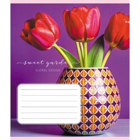 Зошит учнівський "Ваза" 036-570304K-4 в клітинку, 36 аркушів