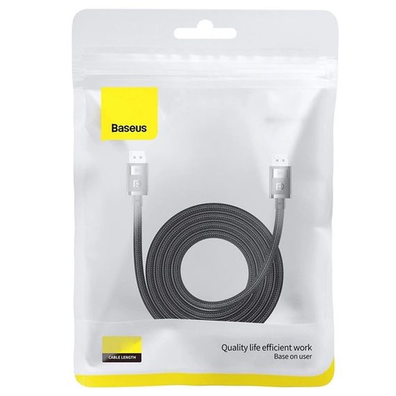 Дата кабель Baseus High Definition DP 8K to DP 8K (3m) (B00633706111-03) Cluster Black | Зображення 5