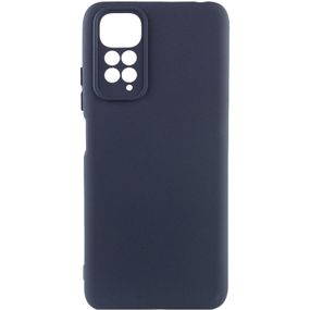 Чехол Silicone Cover Lakshmi Full Camera (AAA) для Xiaomi Redmi Note 11 (Global) / Note 11S Full camera, Темно-синій/Midnight blue