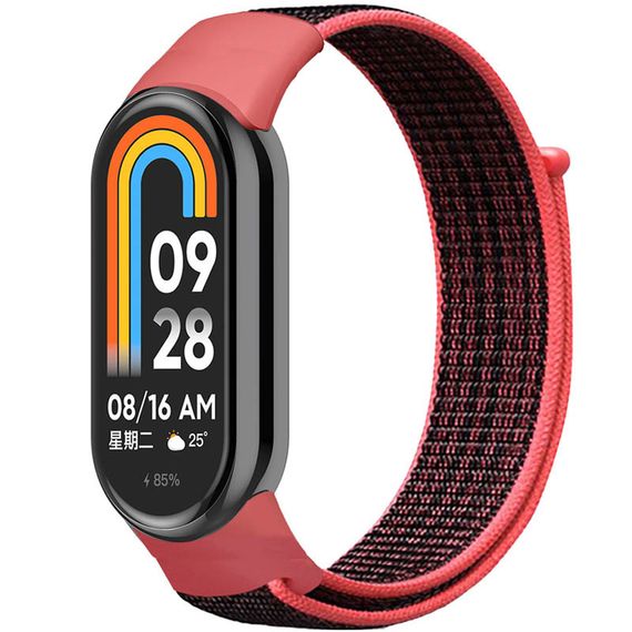 Ремешок Nylon New для Xiaomi Mi Band 8/9 Pomegranate Red