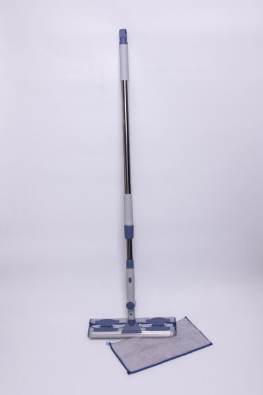 Універсальна швабра з металевою ручкою та змінною плоскою насадкою для плитки, ламінату та лінолеуму HP-35015-30 | Зображення 3
