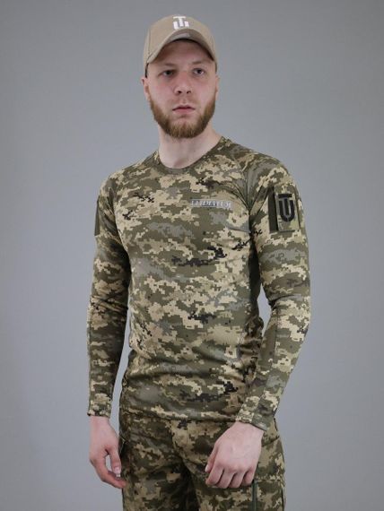 Тактичний лонгслів ULTIMATUM Tactical Піксель, чоловіча камуфляжна футболка з рукавом,Армійський реглан камуфляж M