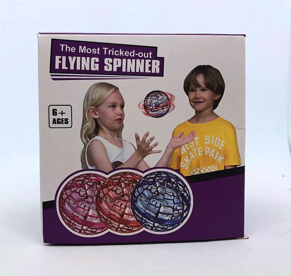 Шар літаюча куля світиться бумеранг м'ячик Boomerag Spinner Fly Nova Pro червоний | Зображення 7