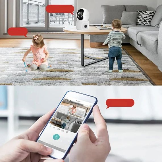 Подвійна камера відеоспостереження Wi-Fi, висока роздільна здатність 4 Мп, XPRO, DS-2CD2T47G2-L (234566878_697) | Зображення 5