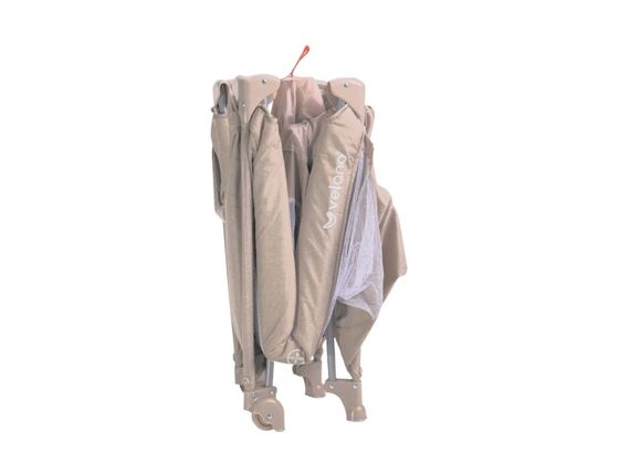 Ліжко-манеж дитяче VELANO Flexi, beige (0-4 роки) | Зображення 6